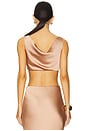 view 3 of 4 Maria Cropped Top in Cappuccino