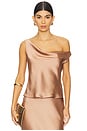 view 1 of 5 Maria Drop Shoulder Top in Cappuccino