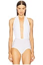 view 2 of 5 Halter Bodysuit in Snow White