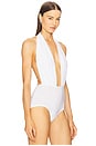 view 3 of 5 Halter Bodysuit in Snow White
