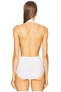 view 4 of 5 Halter Bodysuit in Snow White