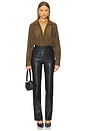 view 5 of 5 x REVOLVE Super Oversized Boyfriend Shirt Bodysuit in Bark