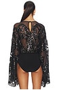 view 4 of 6 Reverse Obie Bodysuit in Black