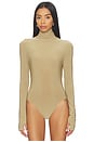 view 2 of 5 Long Sleeve Turtle Bodysuit in Camel