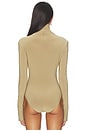 view 4 of 5 Long Sleeve Turtle Bodysuit in Camel