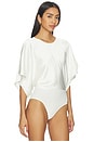 view 3 of 5 Reverse Obie Bodysuit in Porcelain