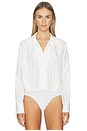 view 2 of 5 BODY TIPO CAMISA BOYFRIEND SÚPER EXTRAGRANDE in Snow White