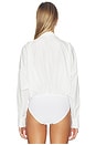 view 4 of 5 BODY TIPO CAMISA BOYFRIEND SÚPER EXTRAGRANDE in Snow White
