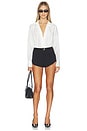 view 5 of 5 BODY TIPO CAMISA BOYFRIEND SÚPER EXTRAGRANDE in Snow White