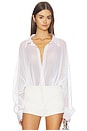 view 1 of 5 BODY CHEMISE BOYFRIEND SUPER OVERSIZED in Snow White