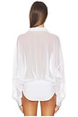 view 4 of 5 BODY CHEMISE BOYFRIEND SUPER OVERSIZED in Snow White