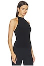 view 2 of 4 TOP HALTER in Black
