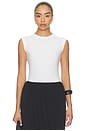 view 1 of 4 x Lifestyle Sleeveless Top in Snow White