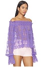 view 2 of 5 Long Sleeve Peasant Top in Lavender