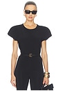 view 1 of 5 BODY MANCHES COURTES in Black