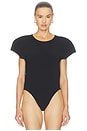 view 2 of 5 BODY MANCHES COURTES in Black