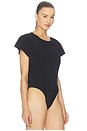 view 4 of 5 BODY MANCHES COURTES in Black