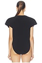 view 5 of 5 BODY MANCHES COURTES in Black