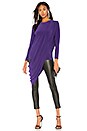 view 1 of 3 Long Sleeve Draped Top in Purple