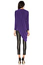 view 3 of 3 Long Sleeve Draped Top in Purple