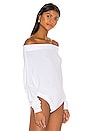 view 5 of 7 Off Shoulder All In One Bodysuit in White