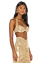 view 2 of 4 X REVOLVE Bill Bra Top in Gold Lame