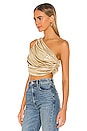 view 3 of 5 x REVOLVE Diana Crop Top in Gold Lame