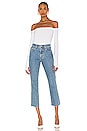 view 4 of 4 Long Sleeve Off Shoulder Top in White