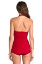 view 3 of 4 Bill Mio One-Piece in Red