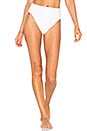 view 1 of 4 Underwire High Waist Bikini Bottom in White