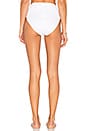 view 3 of 4 Underwire High Waist Bikini Bottom in White