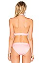 view 3 of 4 PARTE SUPERIOR DEL BIKINI CON ESCOTE HALTER CRUZADO in Pink