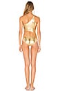 view 3 of 3 MAILLOT DE BAIN 1 PIÈCE SHANE in Gold Foil