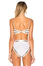 view 3 of 4 Stud Underwire Bikini Top in White