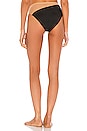 view 3 of 4 Snake Mesh Bikini Bottom in Black & Nude Mesh