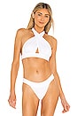 view 1 of 4 x REVOLVE Cross Halter Bikini Top in White