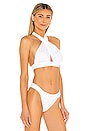 view 2 of 4 x REVOLVE Cross Halter Bikini Top in White