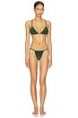 view 4 of 4 BRAGUITA BIKINI NO TIE in Dark Emerald