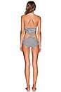 view 3 of 3 KAMALIKULTURE Chuck Swimsuit in Black & Off White Stripe