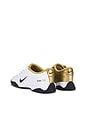 view 4 of 8 T90 Sneaker in White, Black, & Metallic Gold