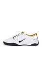 view 7 of 8 T90 Sneaker in White, Black, & Metallic Gold