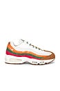 view 1 of 7 ZAPATILLA DEPORTIVA AIR MAX 95 in Sail, Metallic Silver, Total Orange, Sport Green, & Gym Red