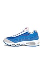 view 6 of 7 Air Max 95 Big Bubble Qs 2 in Blue Sapphire, Metallic Silver, & White