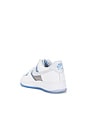 view 3 of 6 Air Force 1 Retro Clear Sneaker in White, Pure Platinum, & University Blue
