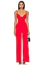 view 1 of 3 Romance Jumpsuit in Red
