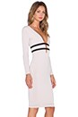 view 2 of 4 Bellissima Long Sleeve Strap Dress in Nude