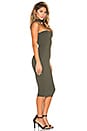 view 2 of 3 COSMOPOLITAN 미디 원피스 in Olive