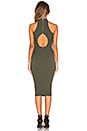 view 3 of 3 COSMOPOLITAN 미디 원피스 in Olive