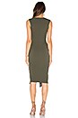 view 3 of 3 Captivate Square Neck Midi Dress in Olive