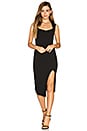 view 1 of 3 ROBE MIDI DÉCOLLETÉ CARRÉ CAPTIVATE in Black